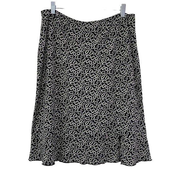 Julie Mitchell Urban Collection Flowy Ruffle Career Skirt Women's Size XL Modern - Picture 2 of 9